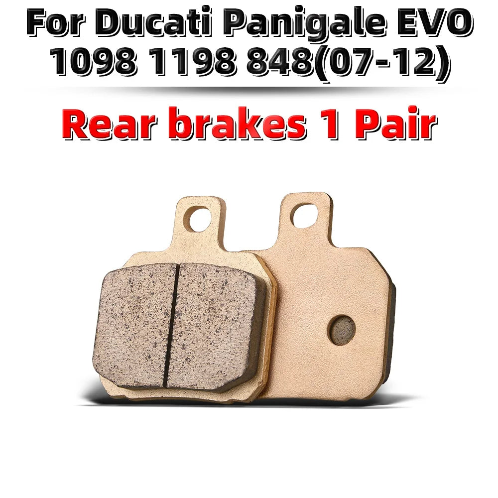MRRANGT Motorcycle Metal Sintered Brake Pads Fit For Ducati Multistrada 950 S 1260 Panigale EVO 1098 1198 848 07-12 1199 12-15