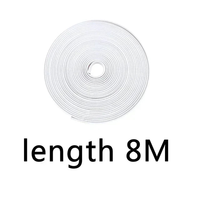 Universal 8M Car tires Styling Mouldings Rim Protect Strip Wheel Edge Protector Car Wheel Sticker Tire Protection Care Covers