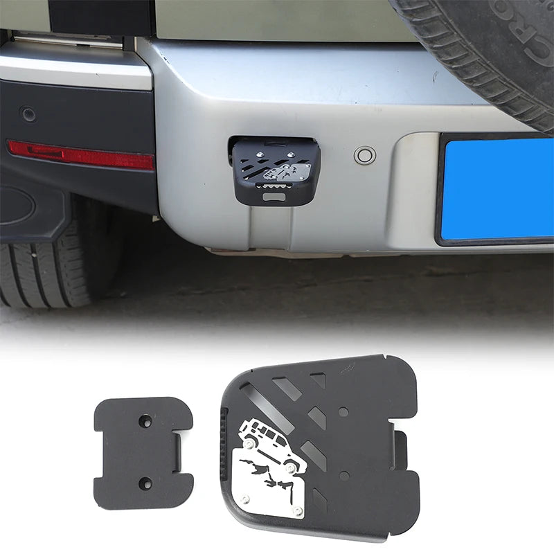 For Land Rover Defender 90 110 130 2020+ Aluminum Alloy Black Car Tailgate Window Storage Fence Foldable Pallet Rack Accessories