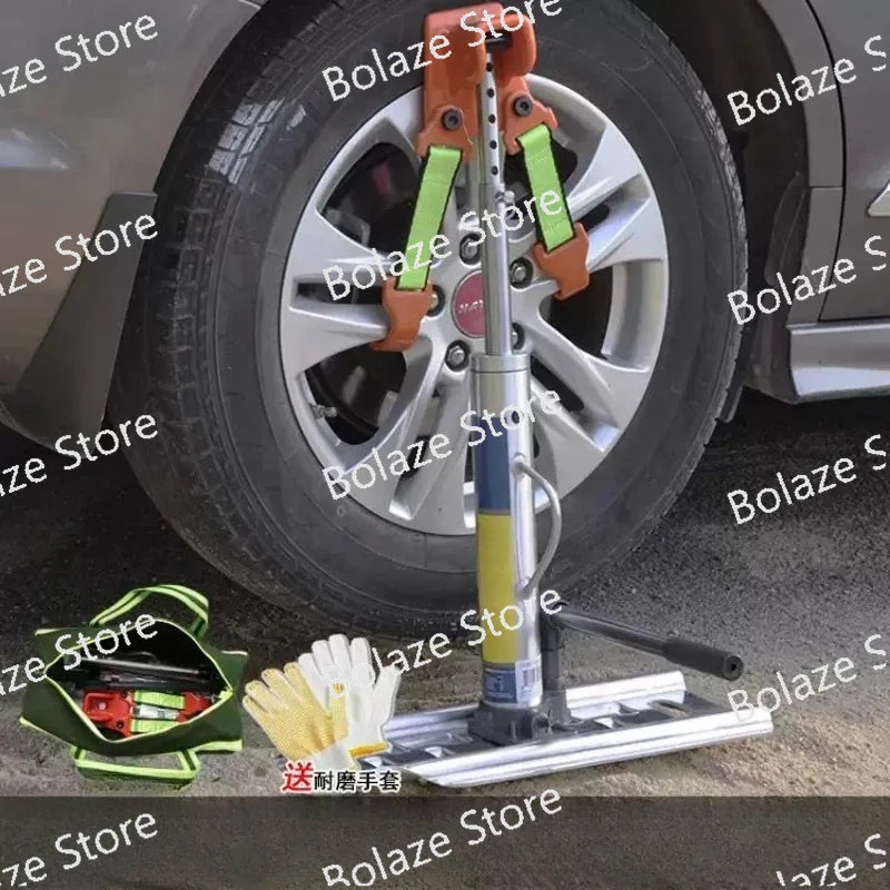 Aluminum Alloy Off-Road Recovery Jack, Extended Short Version 4x4 Self Rescue Lift Pole for SUV Traction Aid
