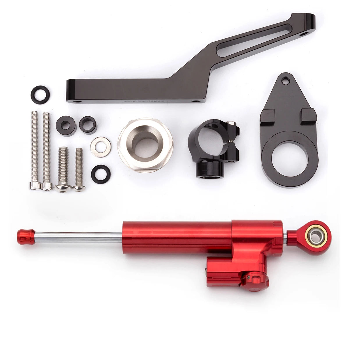 2024 For Kawasaki Ninja ZX-6R ZX6R 636 600 2009 2010 2011 2012 2013 2014 2015 2016 2017 2018-2025 Steering Damper Bracket Kit