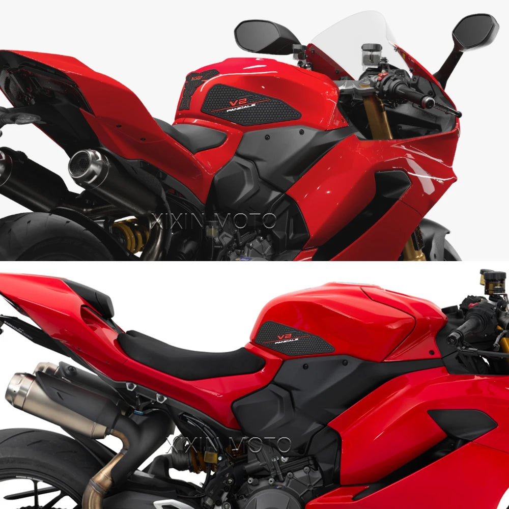 For Ducati Panigale V2 S 2025 2026 Motorcycle Fuel Tank Sticker Rubber Non-slip Sticker Panigale V2 V2S