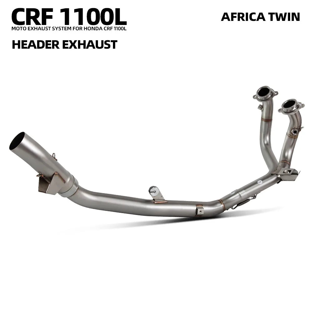 CRF1100L Exhaust Manifold For Honda CRF1100 Africa Twin 2020-2024 Motorcycle Escape Headers Tube OFF-ROAD Motorbike Front Pipe