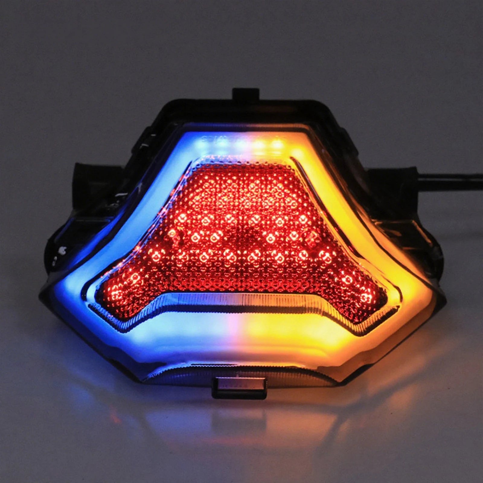 For Yamaha R3 R25 MT03 MT-03 MT07 MT-07 MT-25 FZ-07 Taillight Rear Tail Light Brake light Turn Signals Integrated LED Stop Lamp