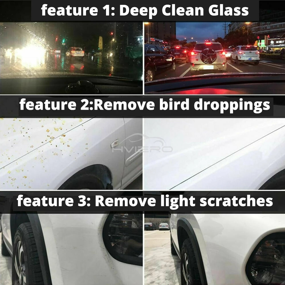 20/50/100ml Car Glass Care Remove Stubborn Stain From Oil Film Auto Motorcycles Clean Windshield Phone Mobile Window Wash tools