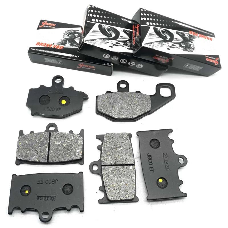 For KAWASAKI Ninja ZX-6R 1995 1996 1997 ZX600 2002 2003 2004 2005 ZZR600 2006 2007 Motorcycle Front Rear Brake Pads kits Set