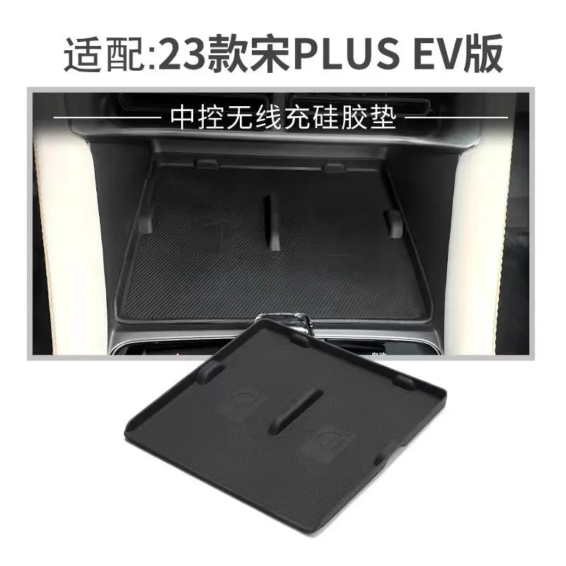 For BYD Song Plus DM-i 2023-2025 Car Central Control Gear Pad Silicone All Inclusive Central Control Button Protection Cover