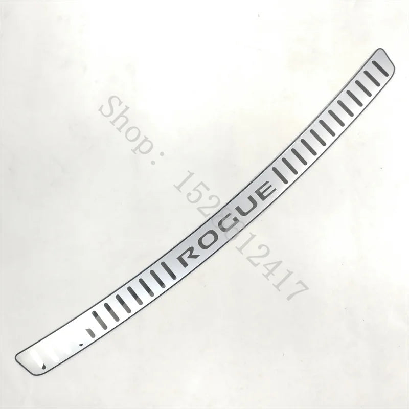 For NISSAN Rogue t32 2014 2015~2020 stainless Trunk Trim right Bumper Protector Door Sill Cover car Sticker Trim Car Accessories