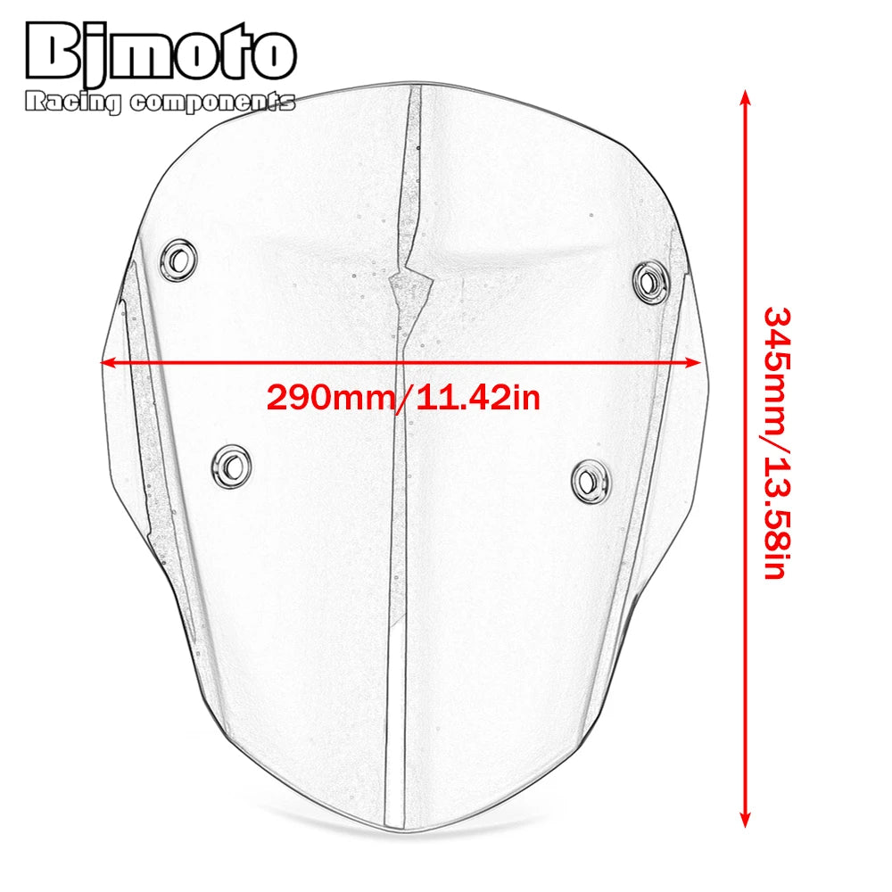 R 1300 GS 2024 Motorcycle Street Sport Bike Windshield Windscreen For BMW R1300GS Trophy Adventure R1300-GS 2023 2025