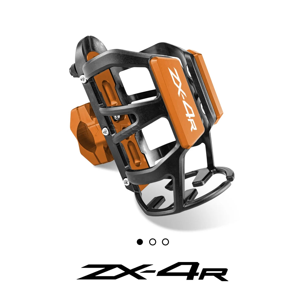 قاعدة زجاجة مياه للمشروبات للدراجات النارية كاواساكي نينجا ZX-6R ZX6R ZX-4RR ZX4RR ZX-4R ZX4R، حامل أكواب مياه للمشروبات