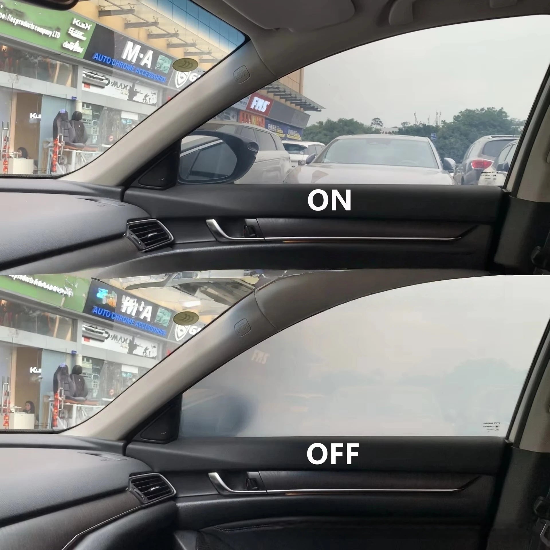Smart PDLC Privacy Window Film for Car Electrochromic Remote Control Car Window Tint Innovative Car Films