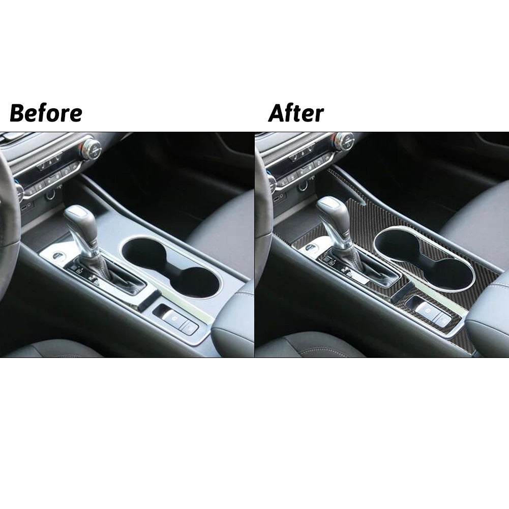Car imitation Carbon Fiber Sticker For Nissan Altima 2019 2020 2021 2022 2023 Car interior Decorative accessories