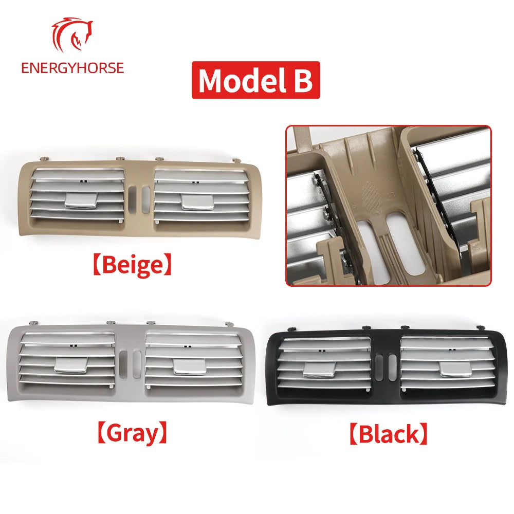 For Mercedes Benz W251 2009-2018 R300 R320 R350 R400 R500 Front Rear Fresh Air Conditioner Chromed AC Vent Outlet Grille Cover