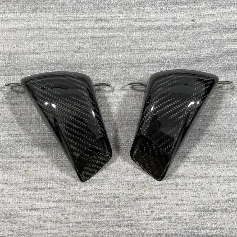 Motorcycle Carbon Fiber Front Brake Air Duct Caliper Radiator Cover For Ducati PANIGALE V4 S/R Streetfighter V4 V4S
