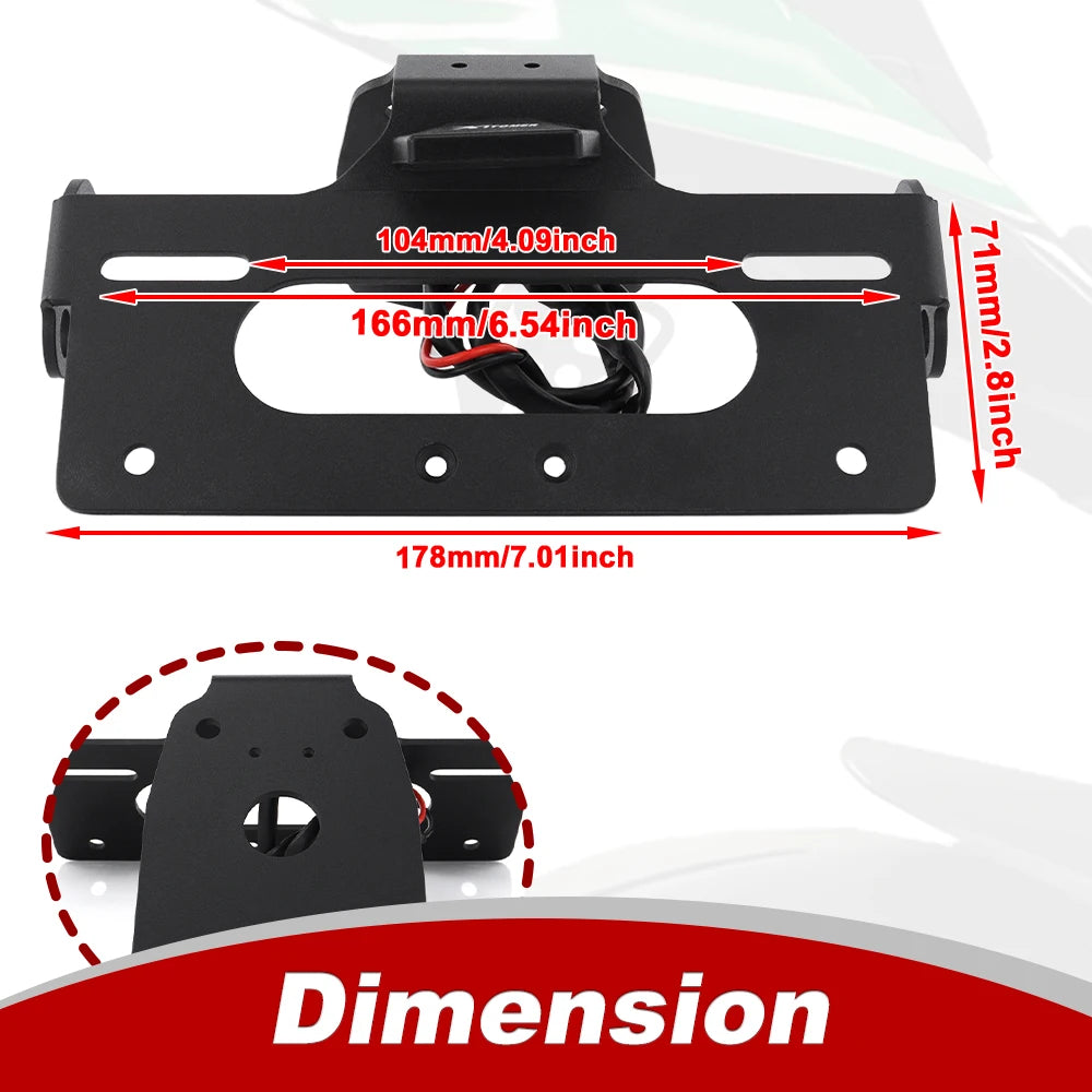 For Ducati Panigale V4 /S V2 / S Streetfighter V4S V2/S Motorcycle Rear Tail Tidy Fender Eliminator License Plate Holder Bracket