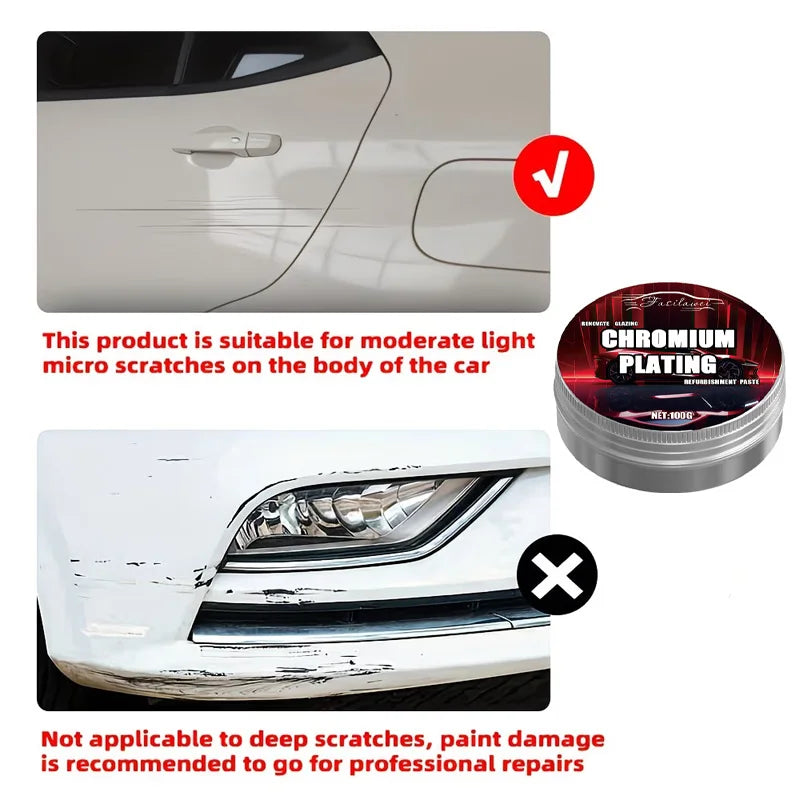 Car Scratch Repair Kit with Sponge Easy Polishing Durable Paint Care Combo for Daily Use Vehicles