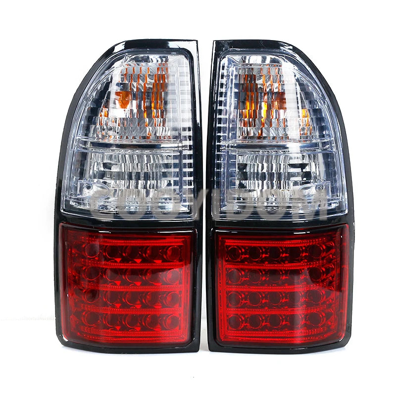 For Toyota Prado Land Cruiser 90 1997-2002 Car Rear LED Light Turn Signal Warning Stop Fog Lamp Tail Light Without halogen bulb