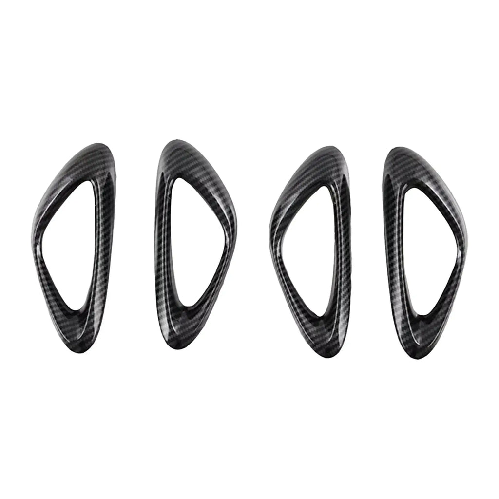 Car Interior Protection Accessory Black Carbon Fiber Easy to Mount Replacement Decorative Cover Stylish for Byd Seal Atto 4