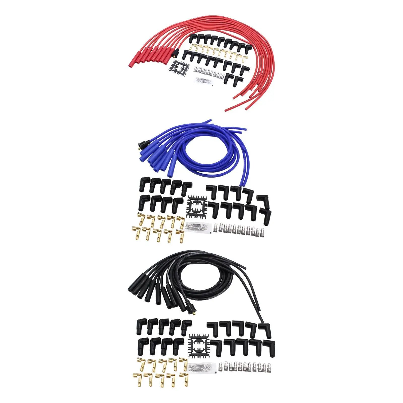 Automotive Spark Plug Wire Boot Connectors Metal Coil Packs Repair Parts for Engine Maintenance