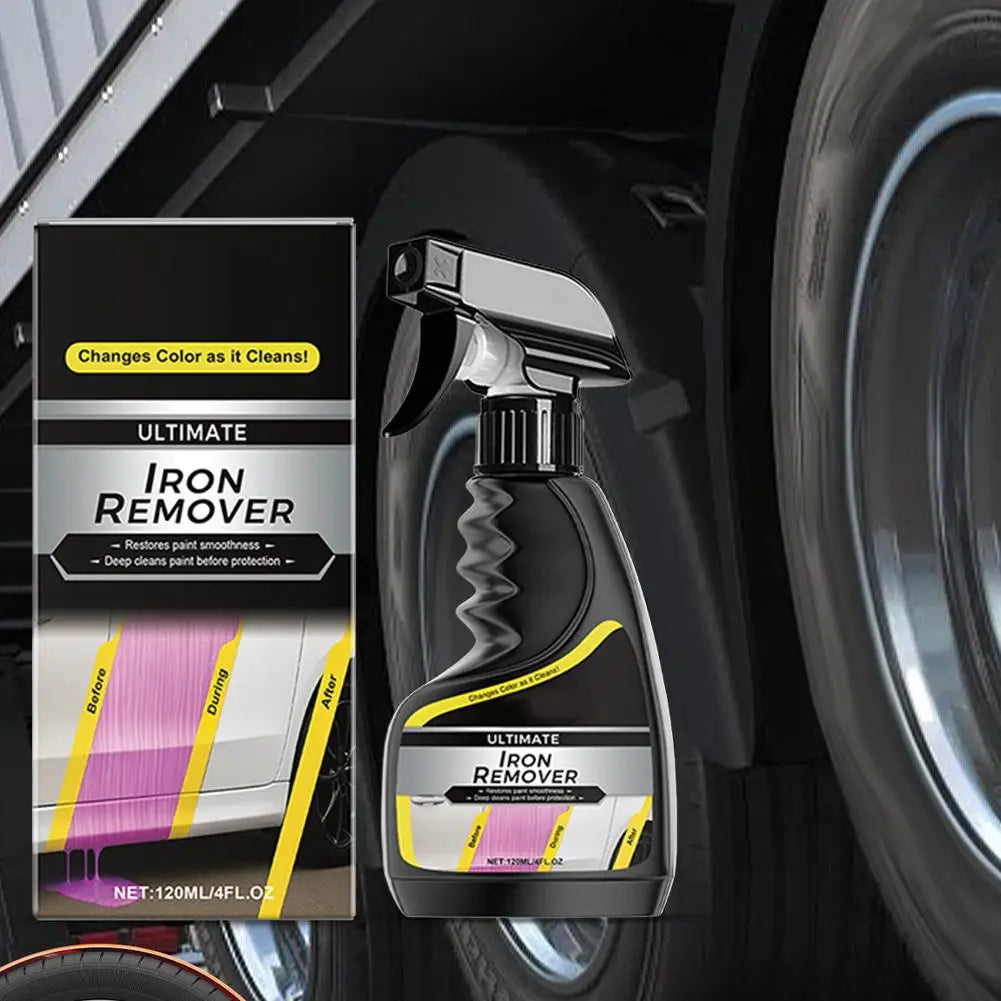 1/2X Car Wheel Hub Care Auto Exhaust Pipe Rust Remover Quickly Clean Metal Iron Rust Derusting Spray Prowder Stain Removal Agent