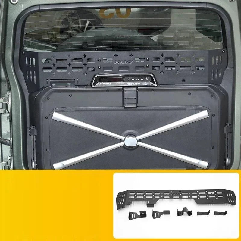 Rear Tailgate Storage Rack, Aluminum Trunk Storage Box, Interior Tailgate Modification Part for  Rox 01 Car Accessories