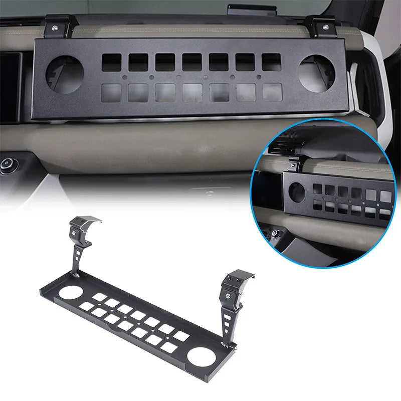 For Land Rover Defender 90 110 130 2020+ Aluminum Alloy Black Car Tailgate Window Storage Fence Foldable Pallet Rack Accessories