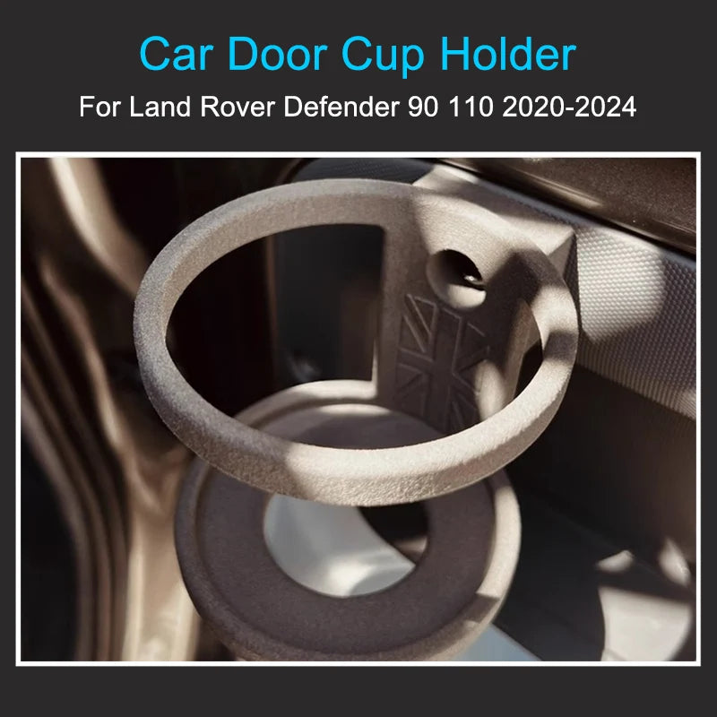 90 110 2020-2024 Car Door Cup Holders Interior Decoration item Car cup holder for Land Rover Defender
