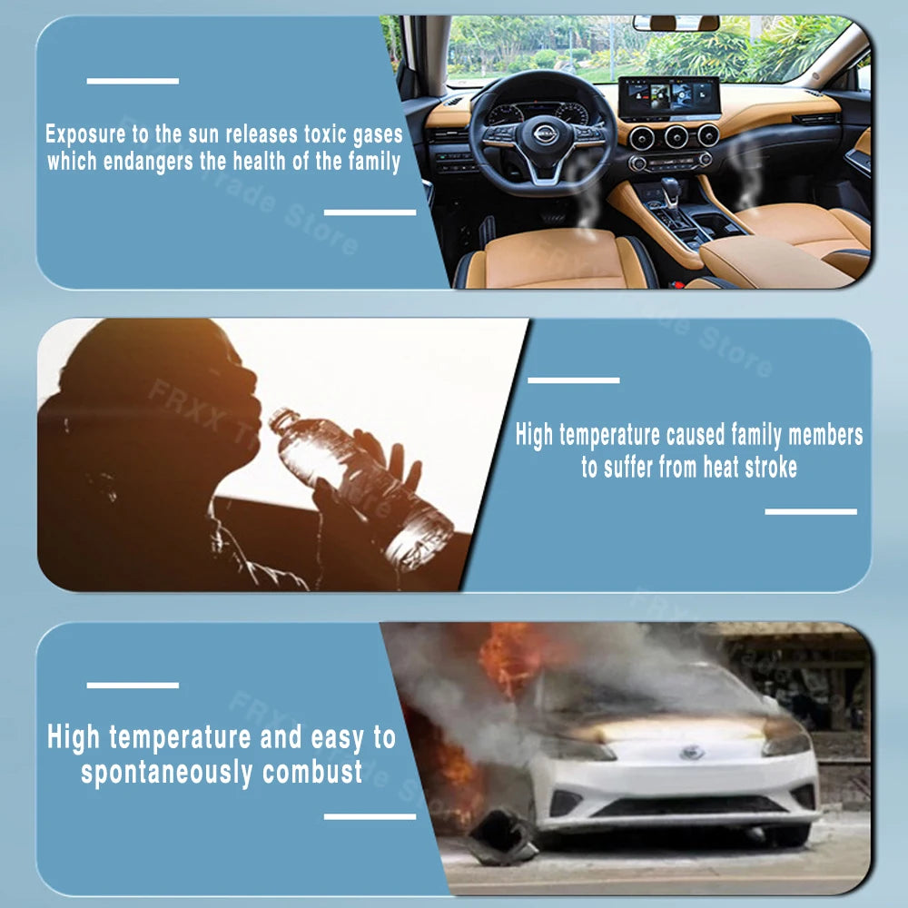 For Nissan Qashqai Rogue Sport J11 2013~2020 Car Sun Visor MK2 Front Windshield Sunshade Heat Insulation Summer Auto Accessories