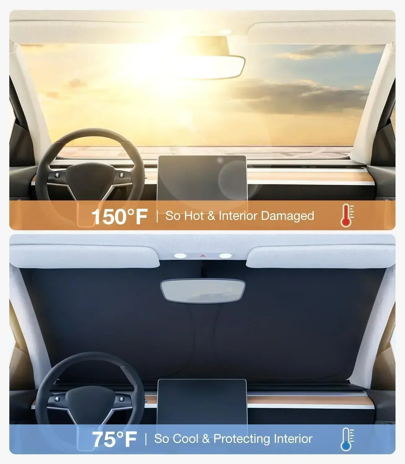 New Summer Car Front Window Sunshade Cover Sun Shade Windshield Visor Windscreen Foldable Auto UV Protection Styling Accessories