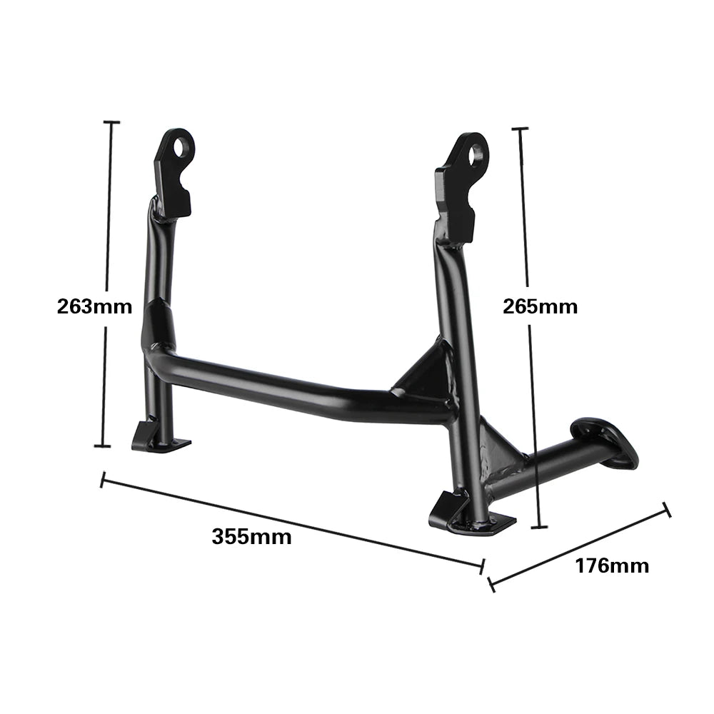 MT07 FZ07 Motorcycle Center Kickstand Parking Stand Holder Middle Bracket Mounting For Yamaha FZ-07 Tracer 700 MT-07 Moto Cage