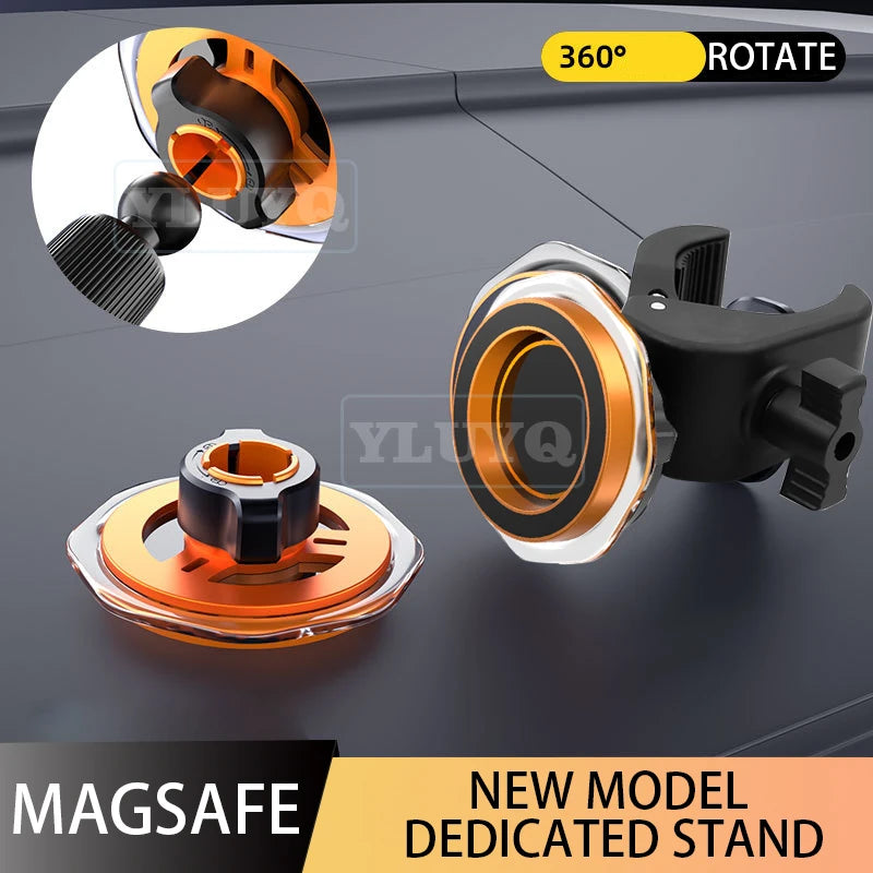 For BYD Denza B5 8 Leopard Car Phone Holder Leopard 5 8 Gravity Magnetic Navigation Mount 360° Adjustable Car Accessory