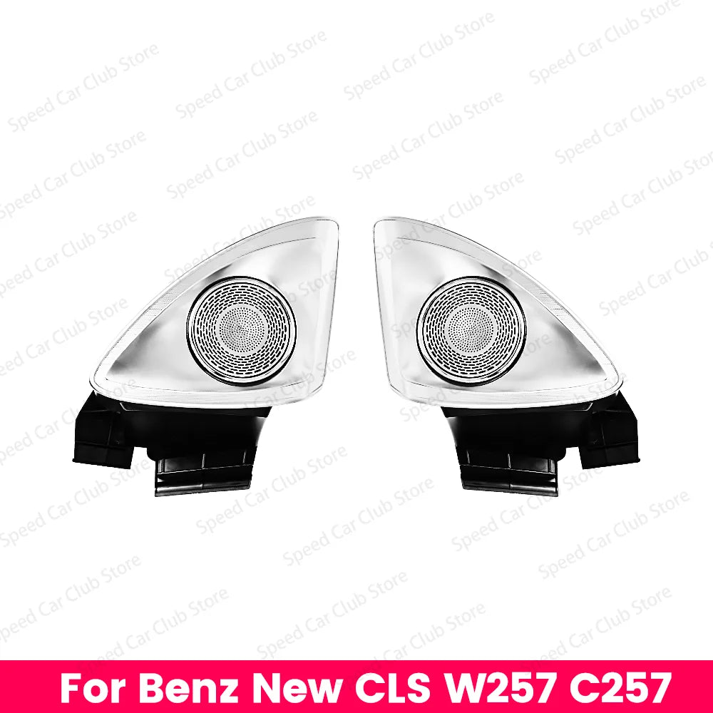 4D Rotating Tweeter 64 Color LED Ambient Lighting For Mercedes-Benz CLS-class W257 C257 Horn Speaker Decorative Light