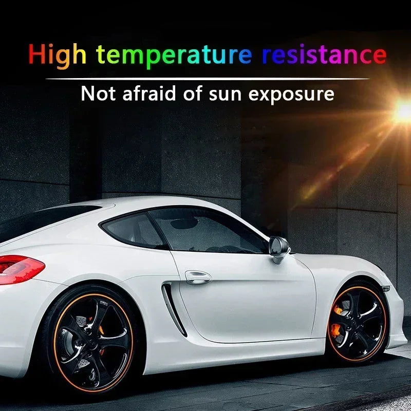 8M Car Rim Protect Strip Wheel Edge Protector Universal Car Wheel Sticker Tire Protection Care Covers DIY Car Styling