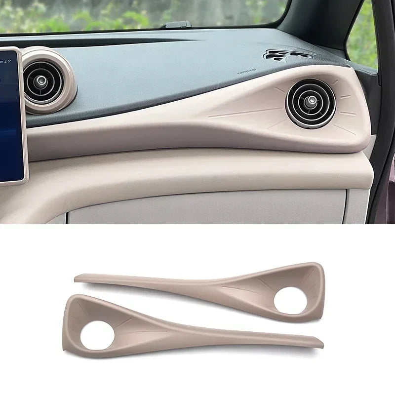 For 2023 BYD Dolphin Atto 1 Air Conditioning Outlet Anti-reflective Center Console Decoration Paste Car Interior Color Changing