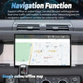 11.4" Android 14 Screen GPS Wireless Carplay Android Auto Car Multimedia Video Player For Land Rover Defender 2020-2025
