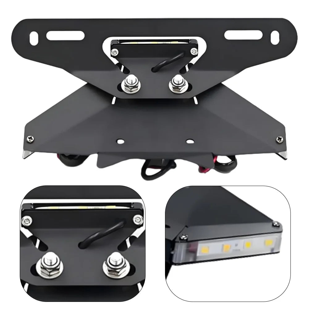 12V DC LED Motorcycle Rear Fender Eliminator Kit Tail Tidy Rear Fender License Plate Holder For Ducati Panigale V4 2018-2021