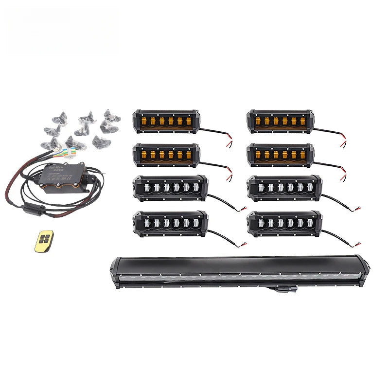 Suitable for 2020-2025 Land Rover Defender 90 110 130 light tower lighting component, roof spotlight
