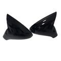 For Peugeot 207 308 2006 2007 2008-2012 ABS Car Rearview Side Mirror Cover Wing Cap Exterior Door Housing Trim Adhesive Sticker