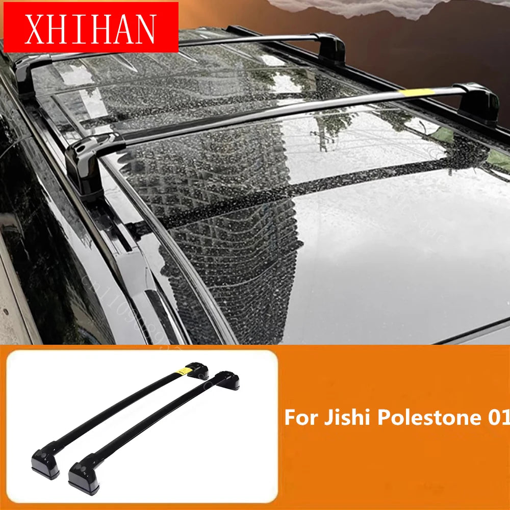 Car Special Aluminum Alloy Roof Crossbar Support Frame Roof Crossbars Parts For BAIC JISHI Polestone 01 ROX 01 2023-2025 2026