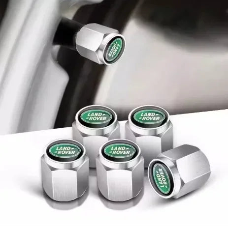 5pcs Metal Car Wheel Tire Valve Air Stem Cap For Land Rover Freelander LF L2 Discovery 3 Sport Range Rover Velar Defender Evoque