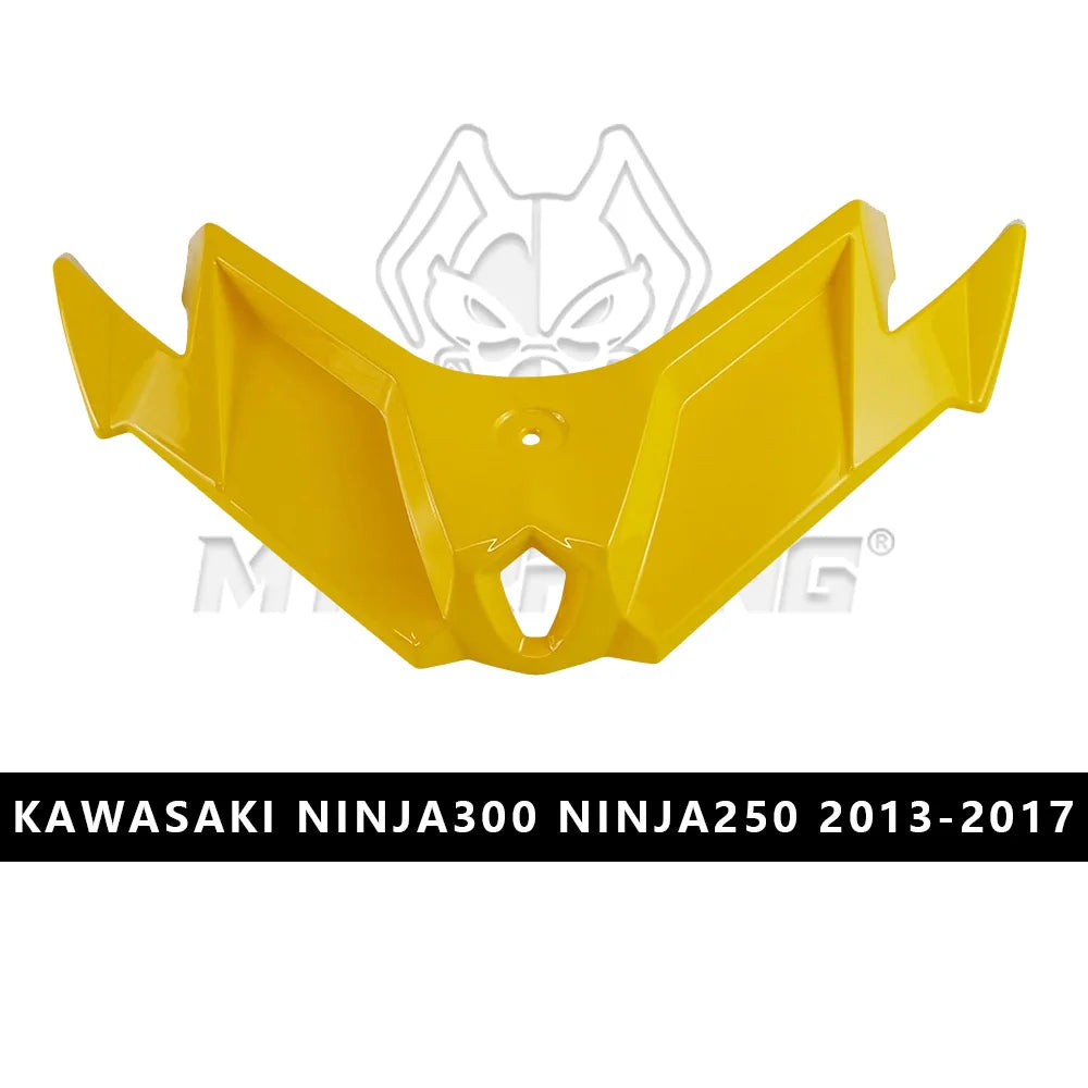غطاء أمامي انسيابي هوائي واقي منقار أمامي لدراجة كاواساكي نينجا جناح سفلي حماية NINJA300/250 غطاء انسيابي أمامي من ألياف الكربون Pa