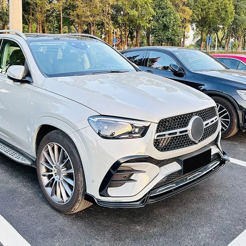 Front Bumper Lip for Mercedes-Benz GLE Coupe W167 C167 AMG 2024+ GLE Class Spoiler Blade Lower Diffuser Guard Protector Cover