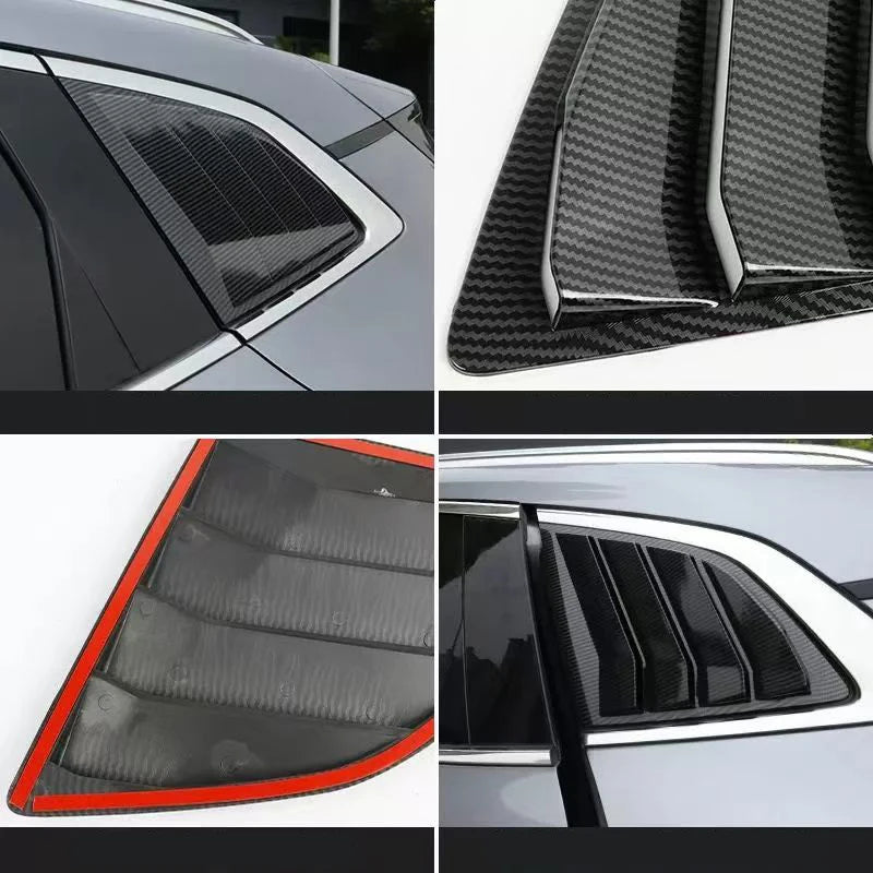 For BYD Sealion 6 Seal U Song Plus DM-i EV 2020 2024 Rear window Rear triangular blinds decorative frame Exterior modification