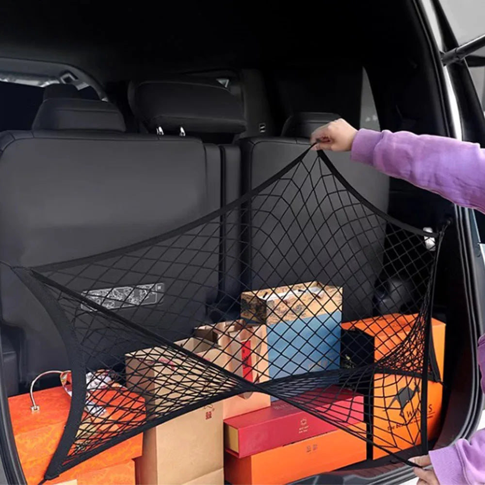 Elastic Fixed Mesh For Trunk Automotive Modification Parts Storage Nylon Mesh Bag For Rox Adamas 2026