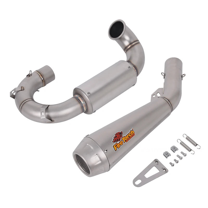 Motorcycle Exhaust Systems Slip On Stainless Link Pipe Muffler DB Killer For Ducati Ducati Panigale V2 Streetfighter 2019 - 2024