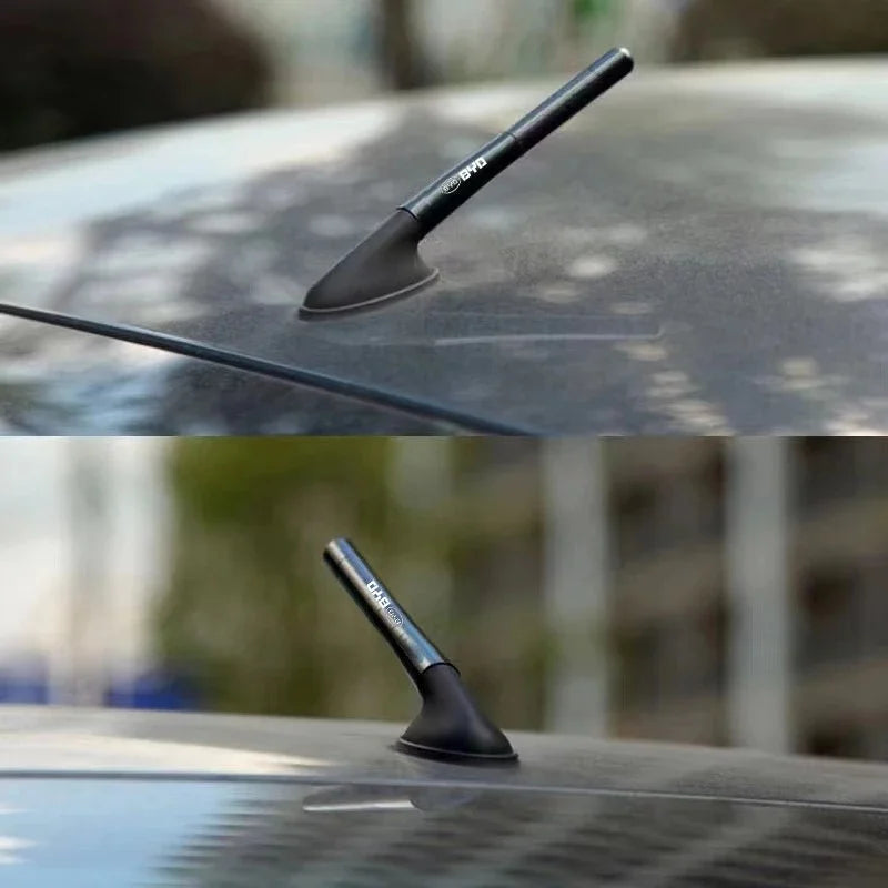 Strong Signal 12cm Car Antenna for BYD Atto 3 Seal Dolphin Sealion 6 Yuan Plus Seal U Tang Telescopic Carbon Fiber Radio Antenna