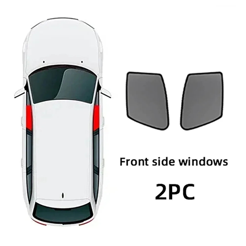 Car Front Rear Windshield Sunshade Set For BYD Atto 3 2022-2025 Window Sun Blockers Shade Curtains Window Cover Auto Accessories
