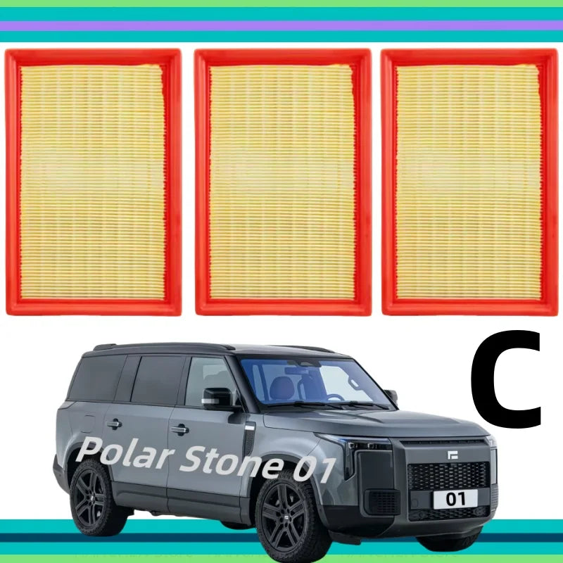 3pcs/for Polar Stone 01/Rox 01 Oil Filter, Air Filter, Air Conditioning Filter/Auto Parts