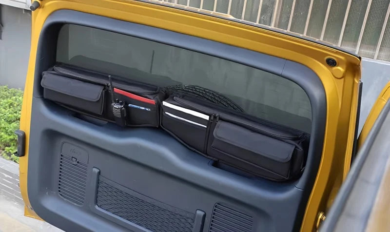 Car Tailgate Window Storage Bags Fit for BYD  Leopard 5 Leopard 8 Modified Car Rear Window Half-Height Storage Bag Upgrade Parts