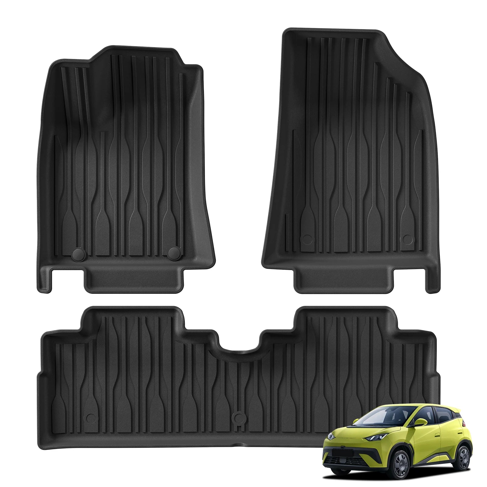 LUCKEASY Left/Right Drive for BYD Seagull/ATTO1 2025 Car Floor Mats Protective Pad Interior Accessories Waterproof Trunk Mat